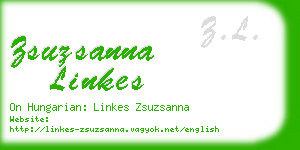 zsuzsanna linkes business card